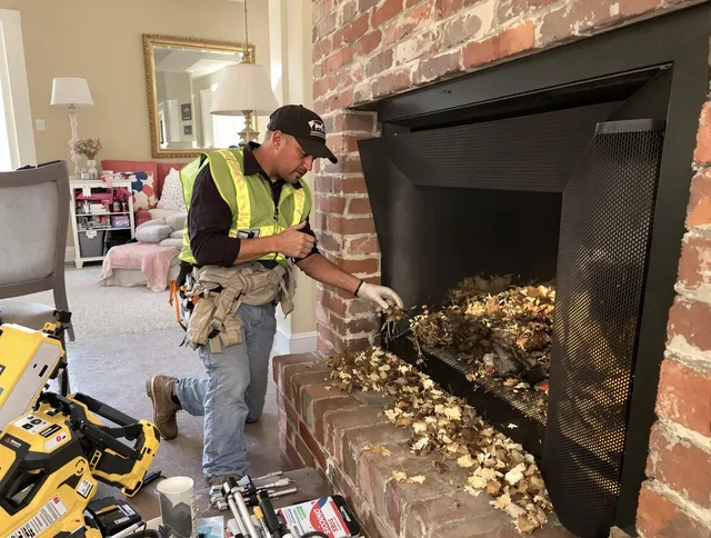 Safe screening installation by West Palm Beach Chimney Sweep in West Palm Beach, FL