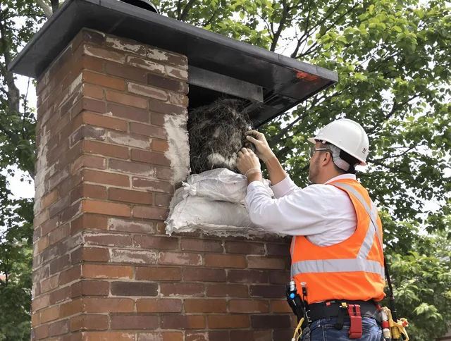 Humane removal of debris and animals by West Palm Beach Chimney Sweep in West Palm Beach, FL
