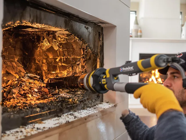 Professional chimney cleaning by West Palm Beach Chimney Sweep in West Palm Beach, FL