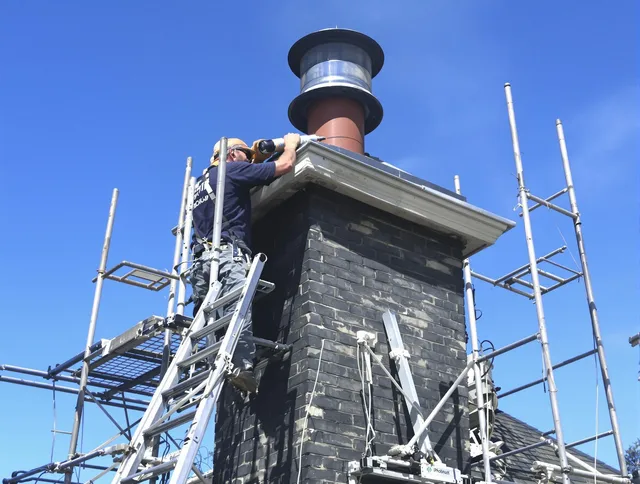 Sturdy chimney crown finished by West Palm Beach Chimney Sweep in West Palm Beach, FL