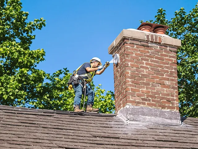 West Palm Beach Chimney Sweep performing an inspection with advanced tools in West Palm Beach, FL