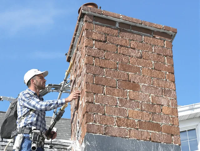 Brickwork for a chimney rebuild by West Palm Beach Chimney Sweep in West Palm Beach, FL