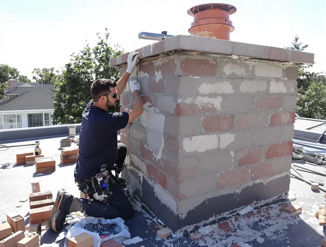 Advanced chimney repair process by West Palm Beach Chimney Sweep in West Palm Beach, FL
