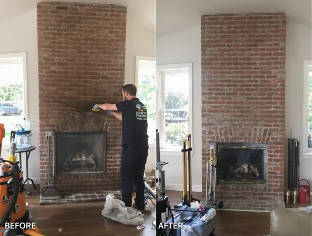 Finished chimney sweeping service by West Palm Beach Chimney Sweep in West Palm Beach, FL