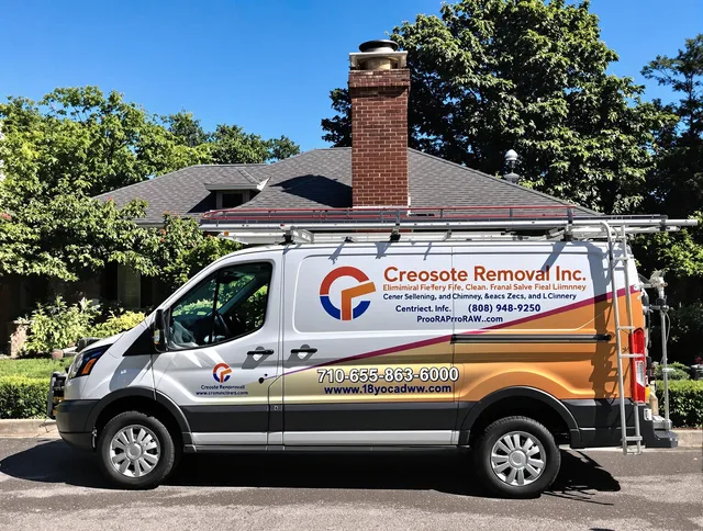 West Palm Beach Chimney Sweep technician removing creosote safely in West Palm Beach, FL