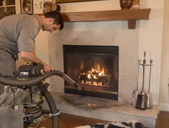 Routine fireplace upkeep by West Palm Beach Chimney Sweep in West Palm Beach, FL