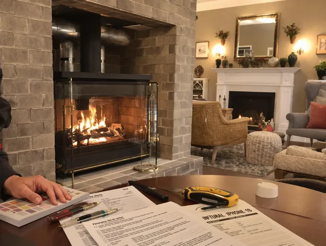West Palm Beach Chimney Sweep verifying fireplace safety measures in West Palm Beach, FL