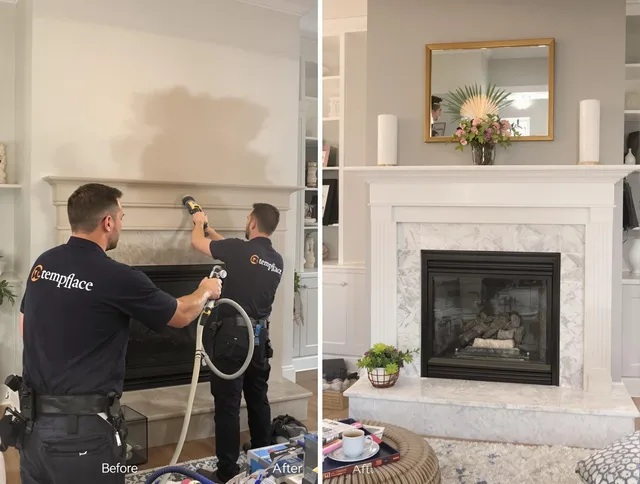 Professional soot removal by West Palm Beach Chimney Sweep team in West Palm Beach, FL